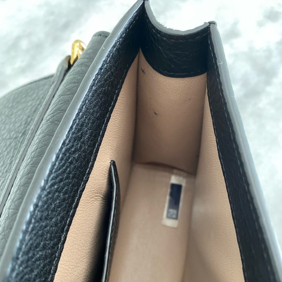 Chloe Alphabet Pebbled Leather Chain Crossbody Bag - Picture 6 of 8